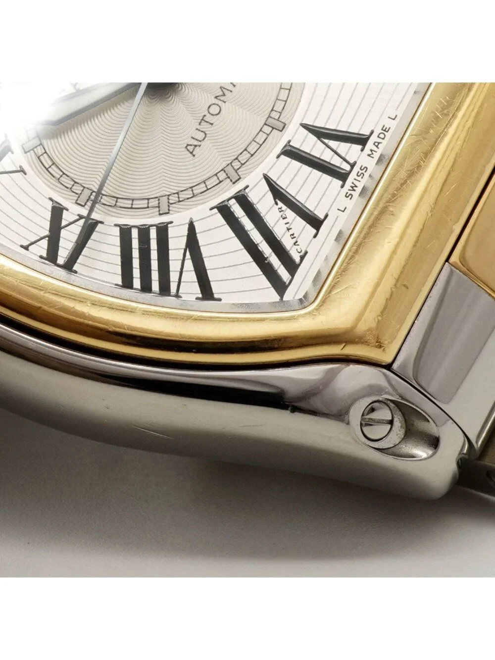 Cartier Roadster LM Silver Dial Watch